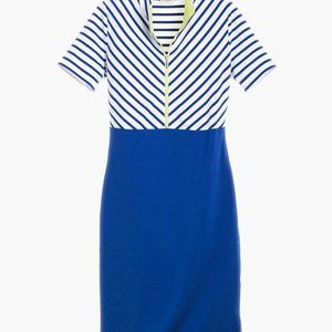 Chico's Zenergy Golf Stripe Dress Sz 2 (L 12/14)